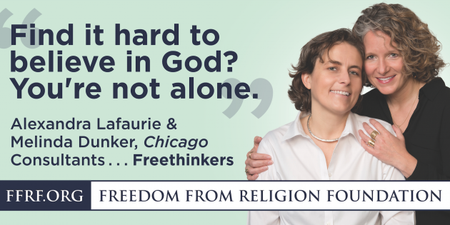 FFRF and the FFRFMCC Launch “Out-of-the-Closet” Billboard Campaign in Chicago!