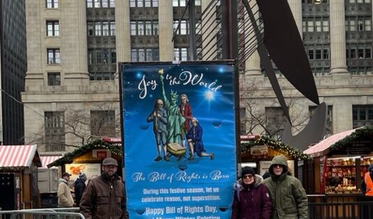 Secular Holiday Greetings Return to Chicago Area Public Forums